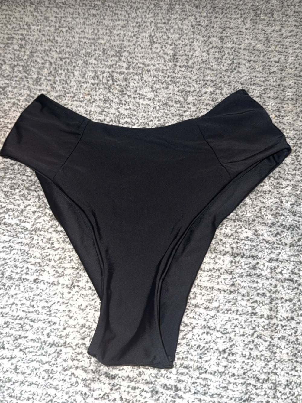 Black High-Cut Bikini Bottom